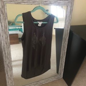 Flowing American Flag tank